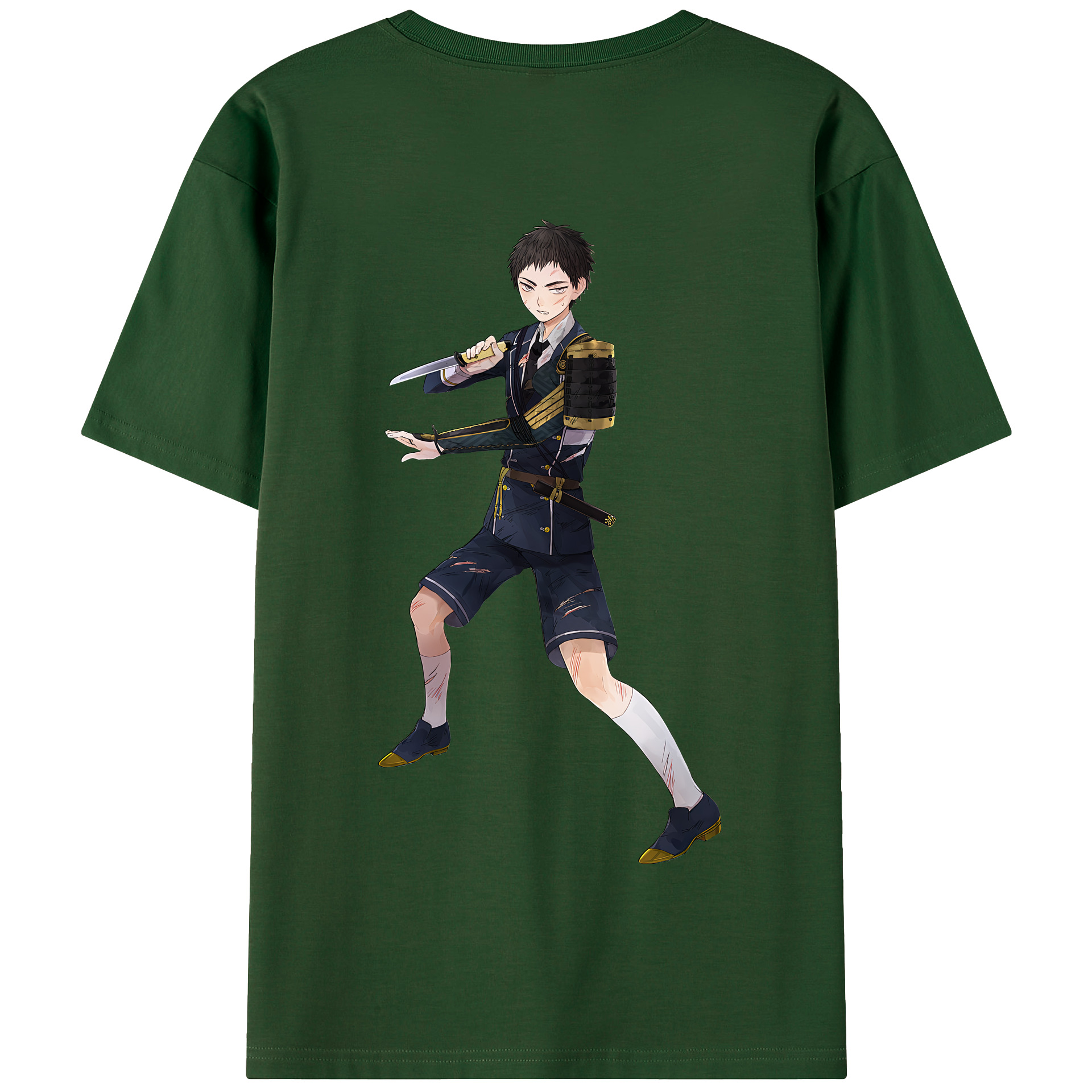 （画像用） 刀剣乱舞 Touken Ranbu 綿100％半袖Tシャツ（背面プリント）